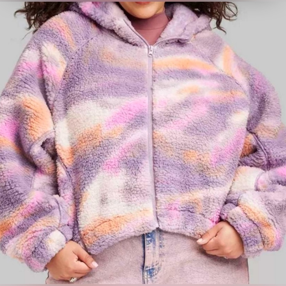 Sherpa Zip Up Hoodie - Picture 8 of 8